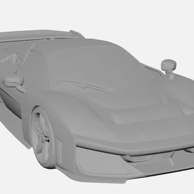 Mô hình Ferrari F80 - Tinh hoa siêu xe cho tín đồ in 3D