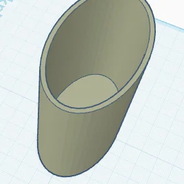 Mô hình 3D ống đựng bút để bàn thiết kế tinh tế, dễ in