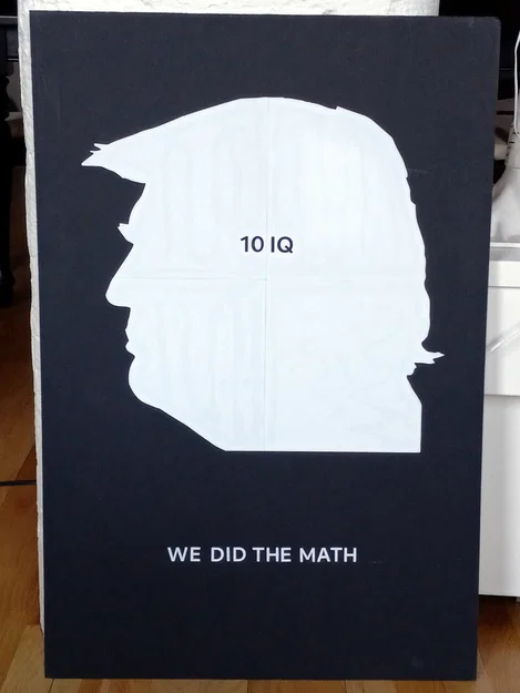 Áp phích biểu tình No Kings - Trump 10 IQ - Image 1