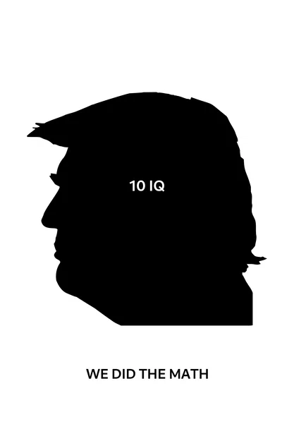 Áp phích biểu tình No Kings - Trump 10 IQ - Image 2