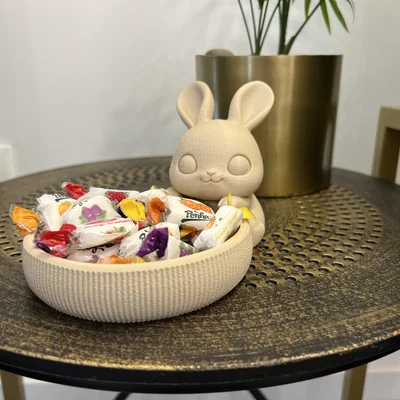 Nibble Treats - Tô Đựng Kẹo Chibi Chú Thỏ Phục Sinh Dễ Thương