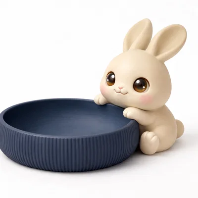 Nibble Treats - Tô Đựng Kẹo Chibi Chú Thỏ Phục Sinh Dễ Thương