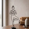 Trang trí hình bóng Yoga - Thumbnail 1