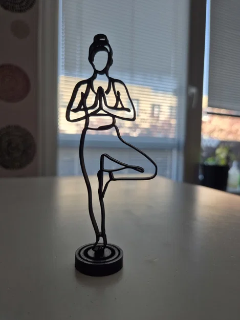 Trang trí hình bóng Yoga - Image 2