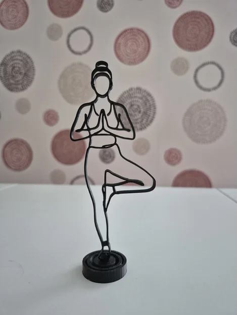 Trang trí hình bóng Yoga - Image 3