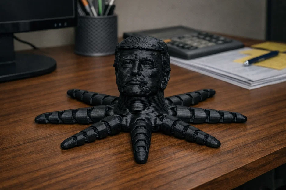 Mô hình Trump Octopus in 3D độc lạ trang trí bàn làm việc - Image 1