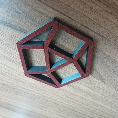 Miếng lót ly Puzzle Coaster in 3D độc đáo