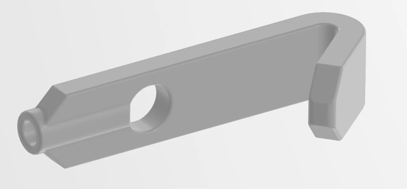 Móc treo bạt che buồng lái tàu lượn Canopy Cover Hook in 3D - Image 1