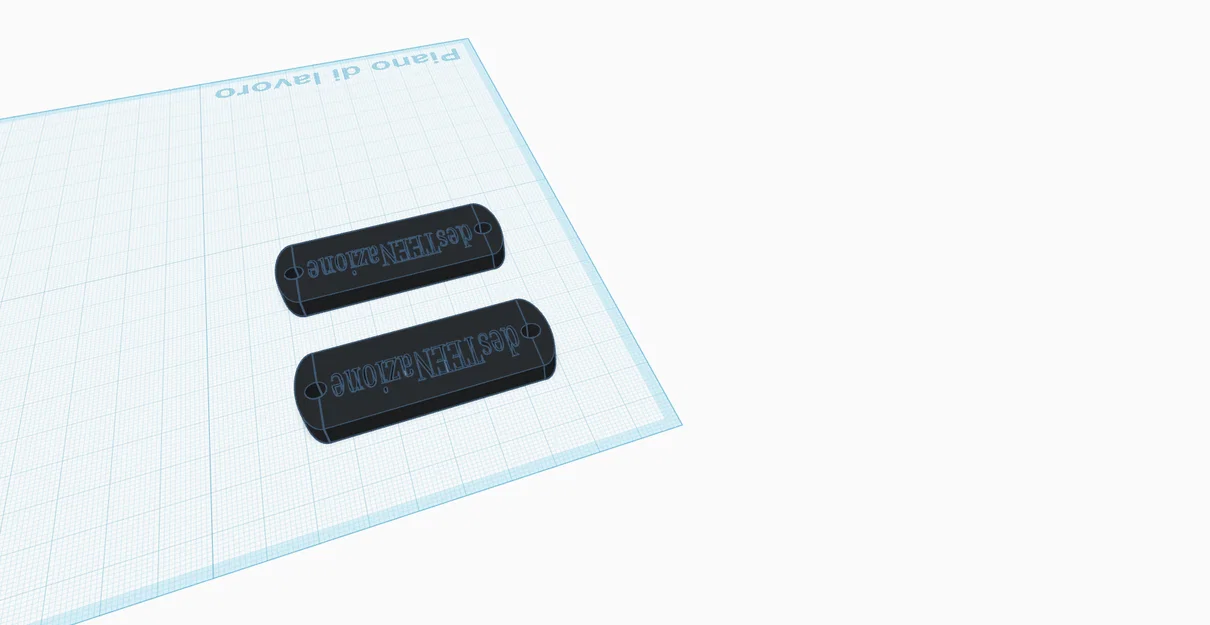 Mẫu móc treo chìa khóa cá nhân hóa (PORTA CHIAVI DERTEENAZIONE) - Image 1