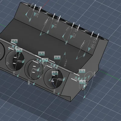Mô hình động cơ V8 chi tiết: Dự án in 3D cực chất cho người mê cơ khí