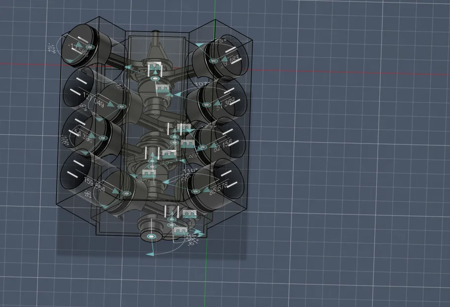 Mô hình động cơ V8 chi tiết: Dự án in 3D cực chất cho người mê cơ khí - Image 2