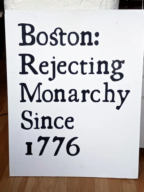 Biển Biểu Tình No Kings - Từ Chối Chế Độ Quân Chủ - Image 2