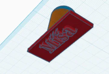 Tự thiết kế con dấu tên Míša bằng máy in 3D độc đáo - Image 2