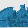 Mô hình tượng Nữ Chúa Quỷ (Demon Mistress Statue) cho game tabletop - Thumbnail 2