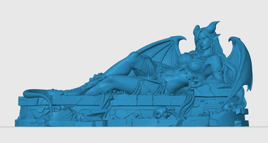 Mô hình tượng Nữ Chúa Quỷ (Demon Mistress Statue) cho game tabletop - Image 3