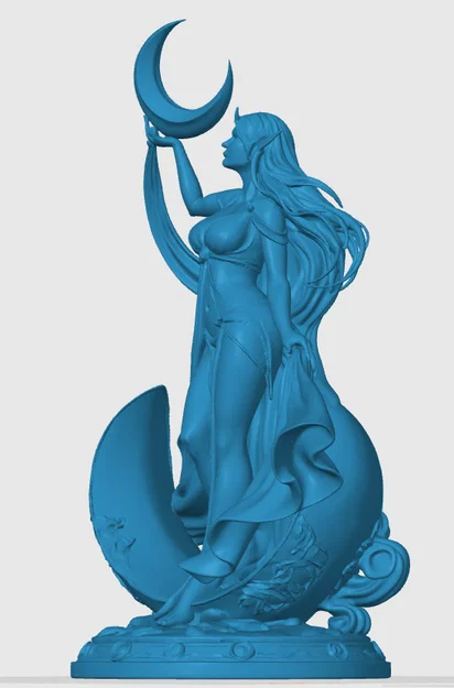Mô hình tượng Nữ tu sĩ Ánh trăng (Elvin Moon Priestess) cho game tabletop - Image 2
