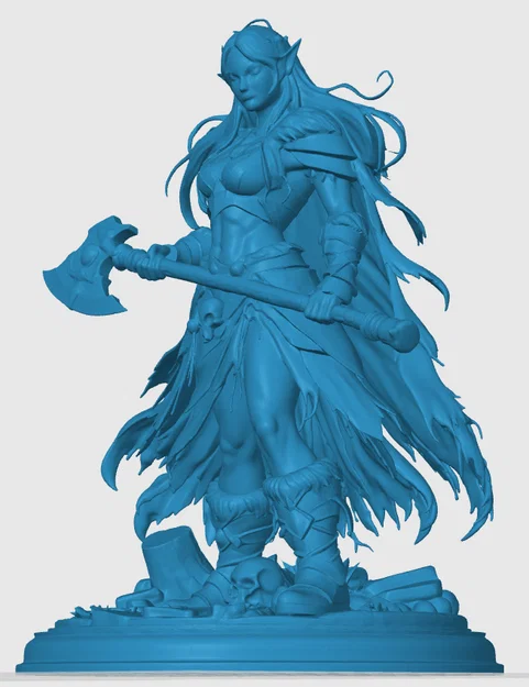 Mô hình Nữ Chiến Binh Elf Hoang Dã (Savage Elvish Warrior) cho Tabletop - Image 2