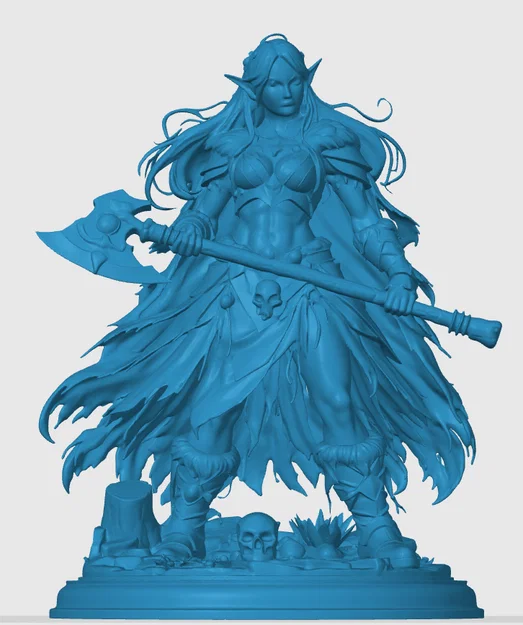 Mô hình Nữ Chiến Binh Elf Hoang Dã (Savage Elvish Warrior) cho Tabletop - Image 3