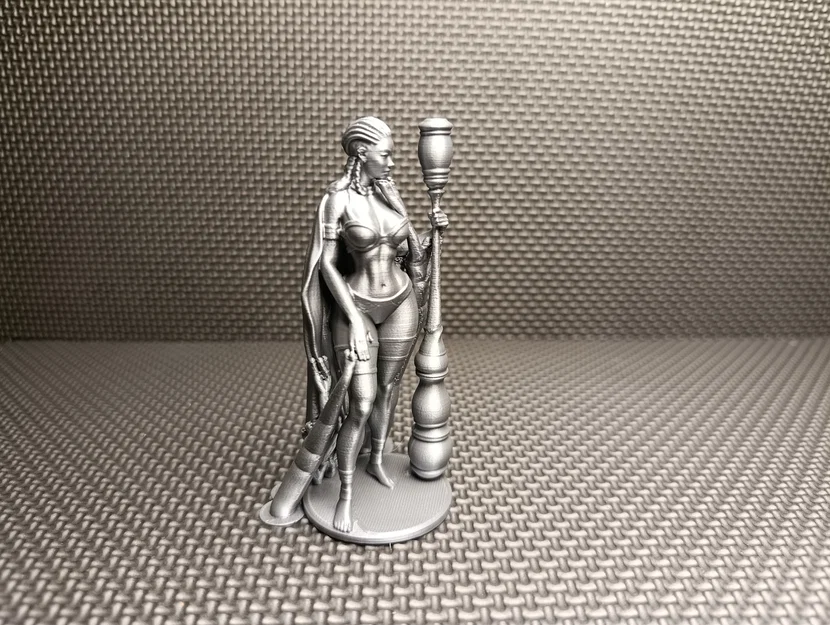 Nữ Chiến Binh Bộ Lạc Châu Phi - Nữ Vệ Binh Cầm Quyền Trượng - Image 5