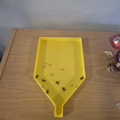 Khay Funnel Tray in 3D: Giải pháp sắp xếp ốc vít, linh kiện cực gọn
