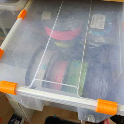 Kẹp khóa nắp hộp IKEA Samla phiên bản cứng cáp - In 3D dễ dàng