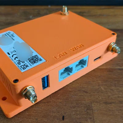 Vỏ case in 3D cho Router GL.iNet MT3000 gắn tường hỗ trợ ăng-ten