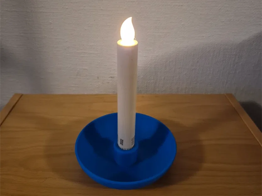 Đế cắm nến 3D độc đáo cho nến 22mm - Hướng dẫn in chi tiết - Image 1