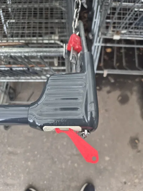 Xu mở khóa xe đẩy siêu thị hình trái tim - Image 1