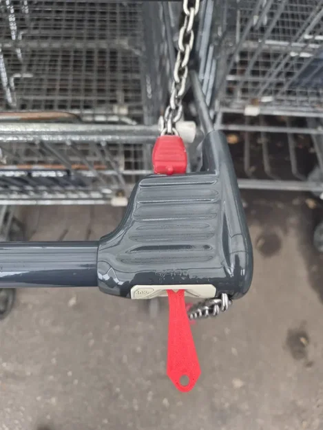 Xu mở khóa xe đẩy siêu thị hình trái tim - Image 4