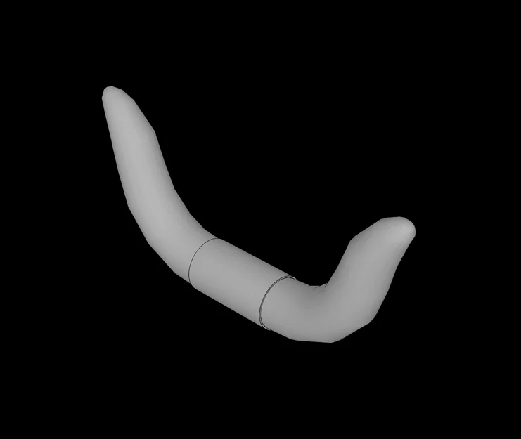 Mô hình sừng bò (Animal Cattlehorns) tương thích LEGO in 3D - Image 1