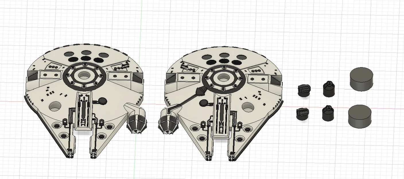 Mô hình 3D Millennium Falcon tuyệt đẹp cho người hâm mộ Star Wars - Image 1