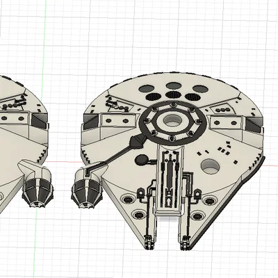 Mô hình 3D Millennium Falcon tuyệt đẹp cho người hâm mộ Star Wars