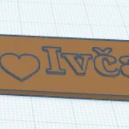 Mẫu móc khóa Míša và Ivča cá nhân hóa xinh xắn