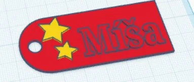 Mẫu móc khóa Míša và Ivča cá nhân hóa xinh xắn - Image 2