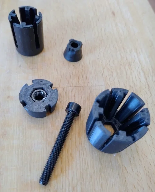 Well nut cho chắn bùn gắn ống cổ tapered xe đạp MTB - Image 3