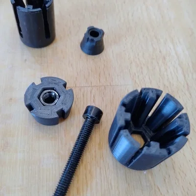 Well nut cho chắn bùn gắn ống cổ tapered xe đạp MTB