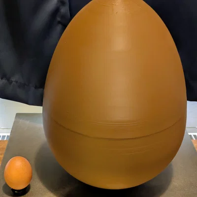 Trứng phục sinh Elephant bird cỡ lớn có thể đóng mở