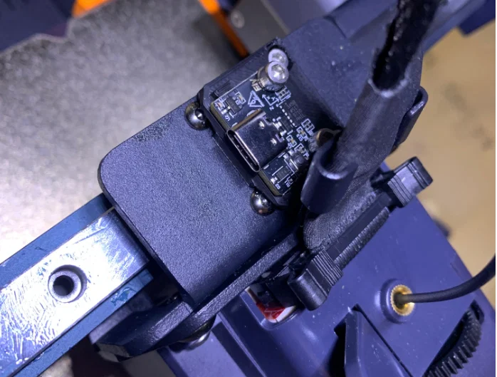 Ngàm gắn Mellow Fly ADXL345 USB lên đầu in Elegoo Neptune 3/4/Pro dùng thanh ray trượt - Image 2