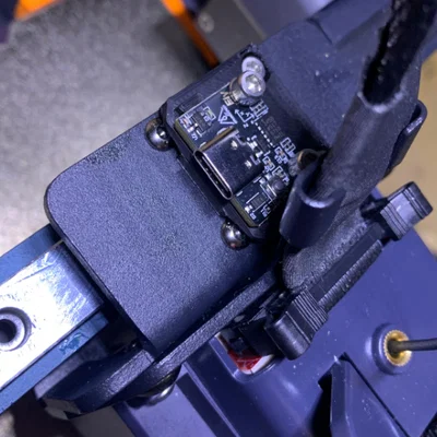 Ngàm gắn Mellow Fly ADXL345 USB lên đầu in Elegoo Neptune 3/4/Pro dùng thanh ray trượt