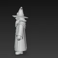 Mô hình 3D Ông lão phù thủy (Cartoon Wizard) - File in 3D dễ thương - Thumbnail 4