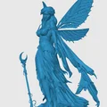 Mô hình Nữ tu Tiên nữ (Fairy Priestess Statue) cho game Tabletop - Thumbnail 2