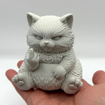 Chú Mèo Bông Quạu Quọ (Grumpy Fluff Kitten) - Đáng yêu đầy cá tính