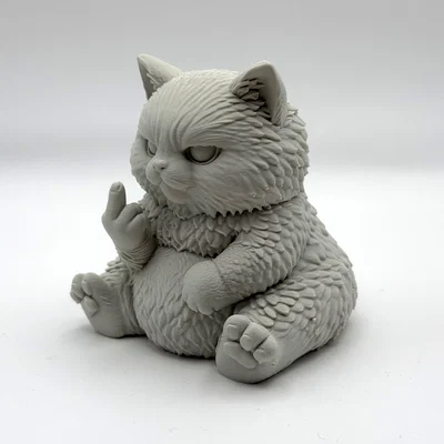 Chú Mèo Bông Quạu Quọ (Grumpy Fluff Kitten) - Đáng yêu đầy cá tính