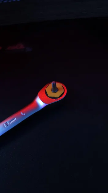 Đầu chuyển đổi cờ lê 13mm sang 1/4 inch hex bit có nam châm - Image 2