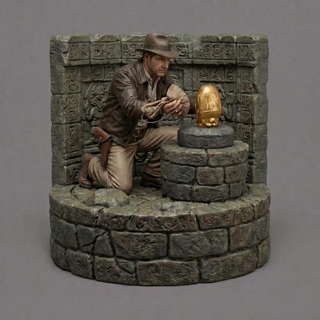 Raiders of the Lost Ark - Cảnh tráo tượng - 1981 - Đã sửa lỗi - Image 1