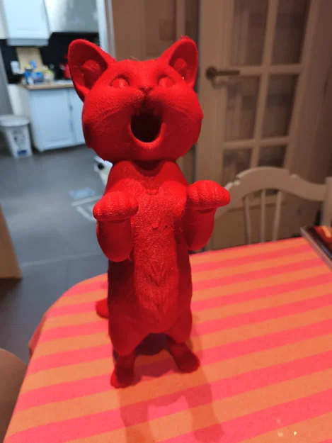 Tháp đổ xúc xắc hình mèo (Cat shaped dice tower) - Image 1