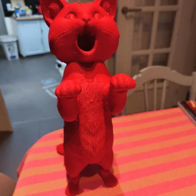 Tháp đổ xúc xắc hình mèo (Cat shaped dice tower)