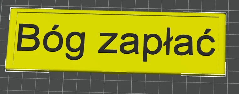 Bảng hiệu 3D Bóg zapłać - Trang trí nhà thờ tinh tế - Image 1