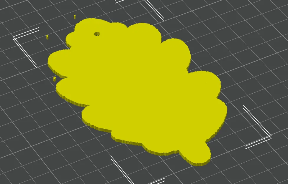 Mô hình 3D hình chiếc lá W5 trang trí sáng tạo - Image 1