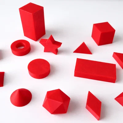 Mô hình in 3D các khối hình học cơ bản